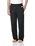 Champion Men's Authentic Open Bottom Jersey Pant, Medium - Black