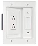 Legrand-On-Q In Wall Cable Concealer Kit - Hide TV Power Cables & Low Voltage Wires Behind The Wall - HT2102WHV1 (White)
