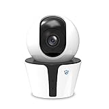 JF Security Camera Indoor, 360° Pan/Tilt 2.4GHZ WiFi Camera for Home Security,Night Vision,2 Way Audio,Motion Detection Alarm,Cloud Storage ,Surveillance Camera for /Baby /Pet /Older
