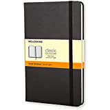 Moleskine Classic Notebook, Hard Cover, Large (5' x 8.25') Ruled/Lined, Black, 240 Pages