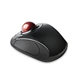 Kensington Orbit Wireless Trackball Mouse with Touch Scroll Ring (K72352US),Black