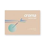 Croma Marker Pad with Thick Bleedproof Bright White Paper for Professional Drawing Coloring Manga Comic Illustrations Artists, 180 GSM, A3/ A4/ A5, 30 Sheets (A5, 5.7 x 8.3in)