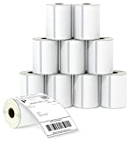 BETCKEY - Compatible DYMO 1744907 (4' x 6') Shipping Labels, Strong Permanent Adhesive & Perforated, Compatible with Rollo, DYMO 4XL & Zebra Desktop Printers[10 Rolls/2200 Labels]