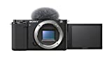 Sony Alpha ZV-E10 - APS-C Interchangeable Lens Mirrorless Vlog Camera - Black