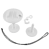 Bodyboard Mount Surfboard Surfing Water Board Mount for GoPro Hero 8 Max 7 (2018) 6 5 4 3+ 3 Black Silver Session, Osmo Action, Xiaomi YI, AKASO, SJCAM Camera (White)