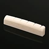 Musiclily Pro 44mm Standard LP style Flat Bottom Bone Nut Compatible with USA Les Paul Electric Guitar, 44.07x4.98x9.30mm (2 Pieces)