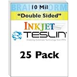 Inkjet Teslin Synthetic Paper - 25 Sheets