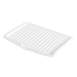 ANDRSAN Kitchen Utility Draining Board｜Light Weight, Space Efficient, Water Drain (White)