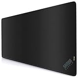 SANWA Extended Gaming Mouse Pad, Water Repellent Cordura Fabric, (35.43 x 15.75 x 0.16 in) Large Non-Slip Base Mousepad with Stitched Edges, Desk Mat for Computer, Laptop, Keyboard, Office & Home
