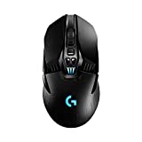 Logitech G903 LIGHTSPEED Wireless Gaming Mouse W/ Hero 25K Sensor, PowerPlay Compatible, 140+ Hour with Rechargeable Battery and Lightsync RGB, Ambidextrous, 107G+10G optional, 25,600 DPI, Black