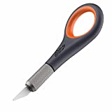 Slice 10580 Precision Knife, Unique Handle with Finger Grip, Precise Control, Detailed Cuts, Finger Friendly, Lasts 11x Long as Stainless Steel , Black