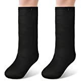 2 Pcs Leg Cast Cover, Black, Medium Short Cast Sock Cast Cover Below The Knee Leg Cast Sleeve for Foot Leg Men Women