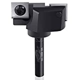 CNC Spoilboard Surfacing Router Bit, 1/4' Shank 1-1/2' Cutting Diameter, Carbide Insert Slab Flattening Router Bits Planing Bit Wood Planer Bit Woodworking Tools by BINSTAK