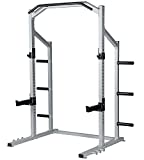 GDLF Power Rack Squat Stand Home Gym Strength Training Power Cage Weight Rack with Pull Up Attachment