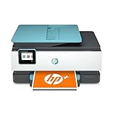 HP OfficeJet Pro 8028e All-in-One Wireless Color Inkjet Printer, Blue - Print Scan Copy Fax - 20 ppm, 4800 x 1200 dpi, 35-Sheet ADF, Auto 2-Sided Printing, Ethernet, CBMOUN External Webcam