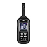 OXV Thermo-Hygrometer Digital Temperature Humidity Meter, Professional Psychrometer with Dew Point and Wet Bulb Temperature Reader,Min/Max Value,Data Hold,Color LCD Display