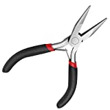 Needle Nose Pliers for Jewelry Making, 5 Inch Mini Precision Needle-Nose Pliers for Wire Cutter Repair Handmade DIY Craft