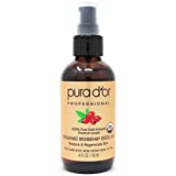 PURA D'OR Organic Rosehip Seed Oil (4oz / 118mL) 100% Pure Cold Pressed USDA Certified Organic, All Natural Anti-Aging Moisturizer Treatment for Face, Hair, Skin, Nails, Men-Women (Packaging may vary)