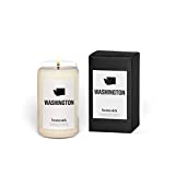 Homesick Scented Candle, Washington - Scents of Maple, Bergamot, Patchouli, 13.75 oz