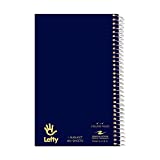 Roaring Spring Lefty Wirebound Spiral Left Handed Mini Notebook, 1 Subject, 8'x5', 80 White Sheets College Ruled Paper, Assorted Cover Colors, Wire On Right Side For Easier Left Handed Use