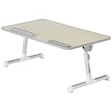 Amazon Basics Adjustable Laptop Tray Table - Lap Desk Fits 17-Inch Laptop - Large, 13'x24'