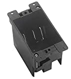 Single Gang PVC Electrical Switch/Outlet Box, Old Work ,Cut-in, UL Approved, Grey