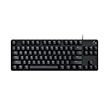 Logitech G413 TKL SE Mechanical Gaming Keyboard - Compact Backlit Keyboard with Tactile Mechanical Switches, Anti-Ghosting, Compatible with Windows, macOS - Black Aluminum
