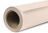 Savage Seamless Paper Photography Backdrop - Color #51 Bone, Size 26 Inches Wide x 36 Feet Long, Backdrop for Tabletop Product Photography and Crafting - Made in USA
