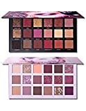 2Pcs UCANBE Twilight Dusk + Aromas Nude Eyeshadow Palette Makeup Set, Matte Shimmer Glitter Pressed Pearl All Highly Pigmented Blending Powder, Natural Velvet Texture Eye Shadow Kit