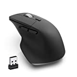 Wireless Mouse, 2.4G Ergonomic Wireless Mouse, Lightspeed 3200 DPI, Quiet Click, Metal Scroll Wheel, Wireless Mouse with USB Nano Receiver, Cordless Mouse, Wireless Mouse for Laptop Chromebook PC Mac