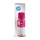 HP 31 | Ink Bottle | Magenta | Up to 8,000 pages per bottle|Works with HP Smart Tank Plus 651 and HP Smart Tank Plus 551 | 1VU27AN