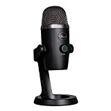 Blue Yeti Nano Premium USB Microphone for PC, Mac, Gaming, Recording, Streaming, Podcasting, Condenser Mic with Blue VO!CE Effects, Cardioid and Omni, No-Latency Monitoring - Blackout