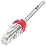 PANA Nail Carbide 5 in 1 Bit - Two Way Rotate use for Both Left and Right Handed - Fast remove Acrylic or Hard Gel - 3/32' Shank - Manicure, Nail Art, Drill Machine (Fine, Silver)