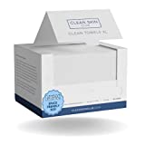 Clean Skin Club - Clean Towels XL, World's 1ST Biodegradable Face Towel, Award Winning Disposable Makeup Removing Wipes, Dermatology Tested & Approved, Vegan & Cruelty Free, Super Soft for Sensitive Skin, 50 Count, Pack of 1