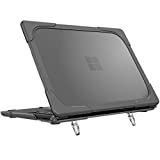 ProCase Protective Case for 13.5' Microsoft Surface Laptop 4/3/2 with Alcantara Keyboard, Heavy Duty Slim Hard Shell Cover with Fold Kickstand for 13.5 Inch Surface Laptop 4/3/2 Alcantara Model -Grey