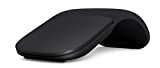 Microsoft Arc Mouse - Black. Sleek,Ergonomic design, Ultra slim and lightweight, Bluetooth Mouse for PC/Laptop,Desktop works with Windows/Mac computers