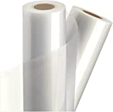 Clear Vinyl Laminate for Stickers, 12'x15FT Clear Laminate Roll Self-Adhesive for Cricut, Stencils, Waterproof, Permanent Clear Adhesive Vinyl Laminate, Glossy Sticker Laminate by Turner Moore Edition