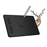 HUION Drawing Tablet Inspiroy H640P Small Graphics Tablet with Battery-Free Stylus 8192 Pressure Sensitivity, 6 Hot Keys for Digital Art & Design, Compatible with Mac, Windows, Android & Linux