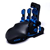 AZERON Classic – Programmable Gaming Keyboard for PC Gaming – 3D Printed Customized Keypad with Analog Thumbstick and 26 Programmable Keys for Left Hand (Blue)