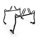 AA-Racks Model X31 Truck Ladder Rack with (8) Non-Drilling C-Clamps and 2 Sets Kayak J-Racks with Ratchet Lashing Straps & Ratchet Bow and Stern Tie Down Straps