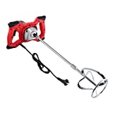 2100W Electric Handheld Cement Mixer,Portable Mortar Concrete Mixer Drill with Rod for Mixing Grout Paint Mud Plaster,6 Speed Adjustment 110V(UL Certified)