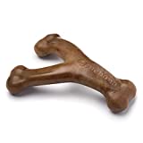 Benebone Wishbone Durable Dog Chew Toy for Aggressive Chewers, Real Bacon, Made in USA, Large