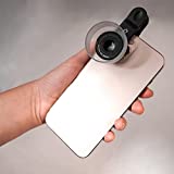 Photomyne Professional HD Macro Lens with 10X Magnification for Smartphone and Tablet with Detachable Clip and Travel case