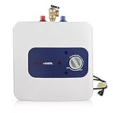 thermomate Mini Tank Electric Water Heater ES250 2.5 Gallons Point of Use No Wait for Hot Water Under Kitchen Sink 120V 1440W, Wall or Floor Mounted
