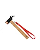 Snow Peak Copper Head Peg Hammer - Handles Tent Stakes - Wood Handle - Forged Steel - 1.4 lbs