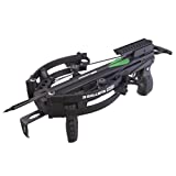 BALLISTA BAT Compound Pistol Crossbow, Self-Cocking with One Hand Small Crossbow for Hunting, Fishing and Target for Adults and Youth - Fast 330fps, Powerful 120lbs, Mini 2.2lbs