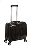 Rockland Revolution Hardside Rolling Computer Case, Black, Carry-On 17-Inch