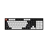 Keychron C2 Full Size 104 Keys Wired Mechanical Gaming Keyboard for Mac Layout with Gateron G Pro Blue Switch/White LED Backlight/Double Shot ABS Keycaps/USB C Computer Keyboard for Windows Laptop