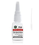 20g Plastic Glue,Plastic Adhesive, for bonding Plastic and Plastic, Plastic and Other Material. Instant Super Glue for Plastic, Model, Vinyl, Crafts, Acrylic, PVC, ABS, PBT, PS, PA, PC, PM, MA, Nylon