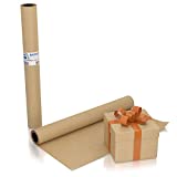 Large Brown Kraft Paper Roll - 36' x 1200' (100 ft) - Made in USA - Ideal for Gift Wrapping, Packing, Moving, Postal, Shipping, Parcel, Wall Art, Crafts, Bulletin Boards, Floor Cover or Table Runner